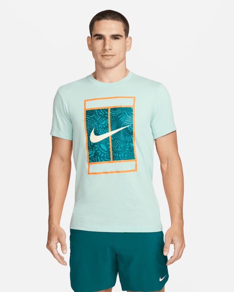 Camiseta de tenis Nike NikeCourt Verde Hombre - FJ1502-346