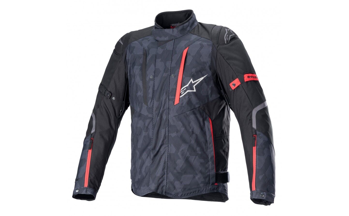 Chaqueta Alpinestars Rx-5 Drystar Negro Camo Rojo  3205222-9103