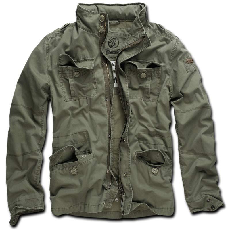 Brandit Britannia Chaqueta - Verde (S)