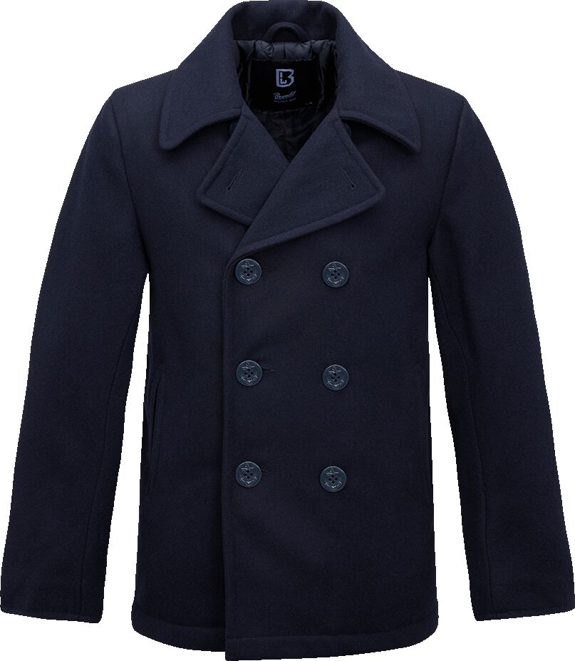 Brandit Pea Coat Chaqueta - Azul (3XL)