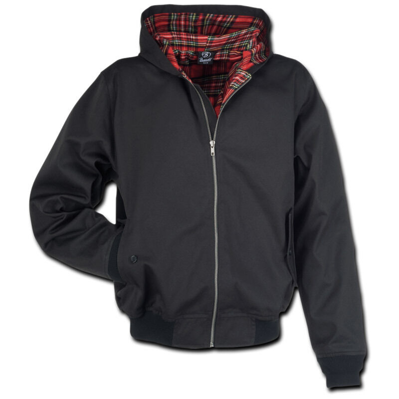 Brandit Lord Canterbury Hooded Chaqueta - Negro (M)