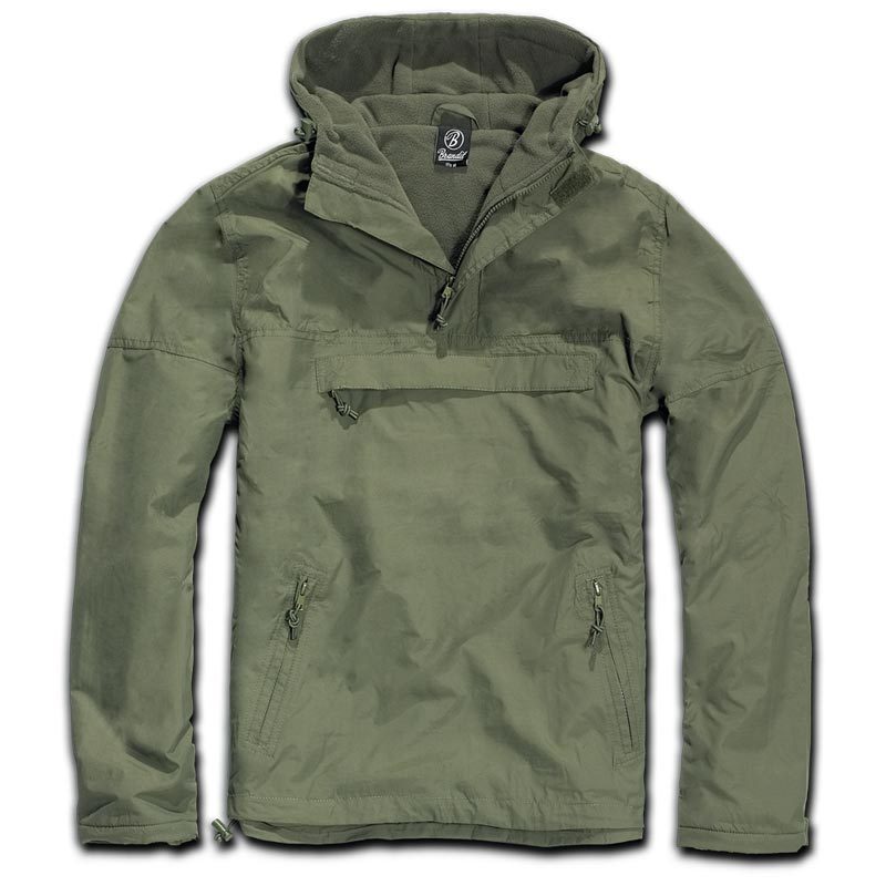 Brandit Windbreaker Chaqueta - Verde (XL)