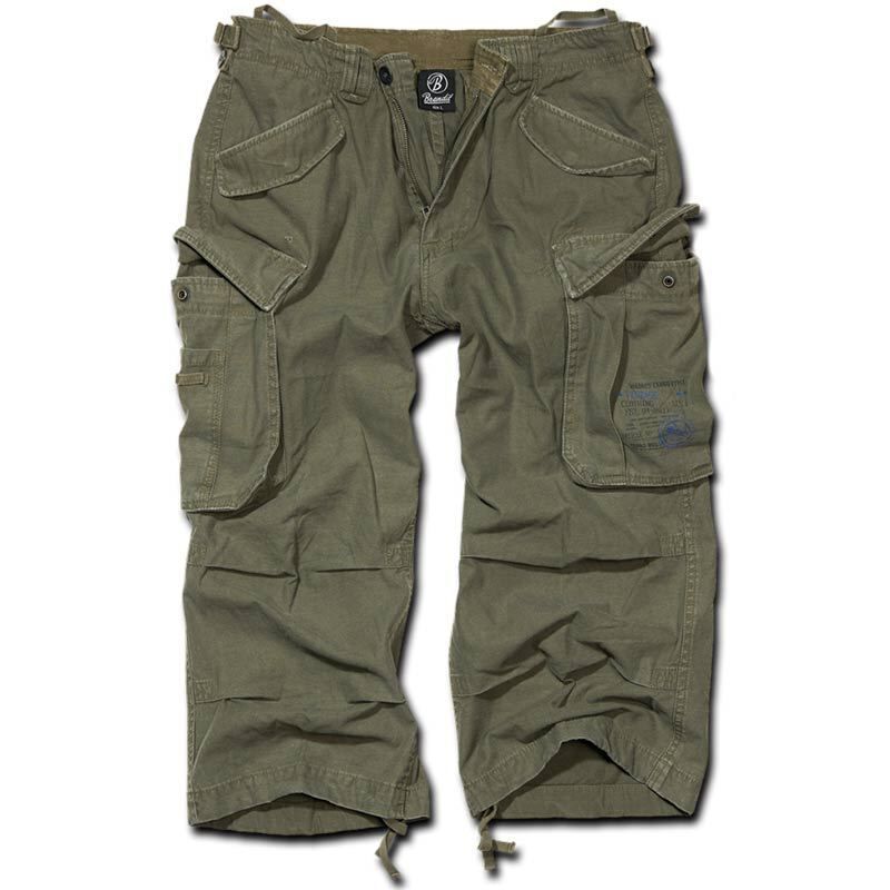 Brandit Industry 3/4 Shorts - Verde (XL)
