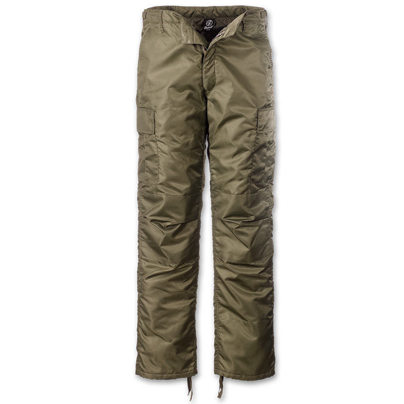 Brandit Thermo Pantalones - Verde (XL)