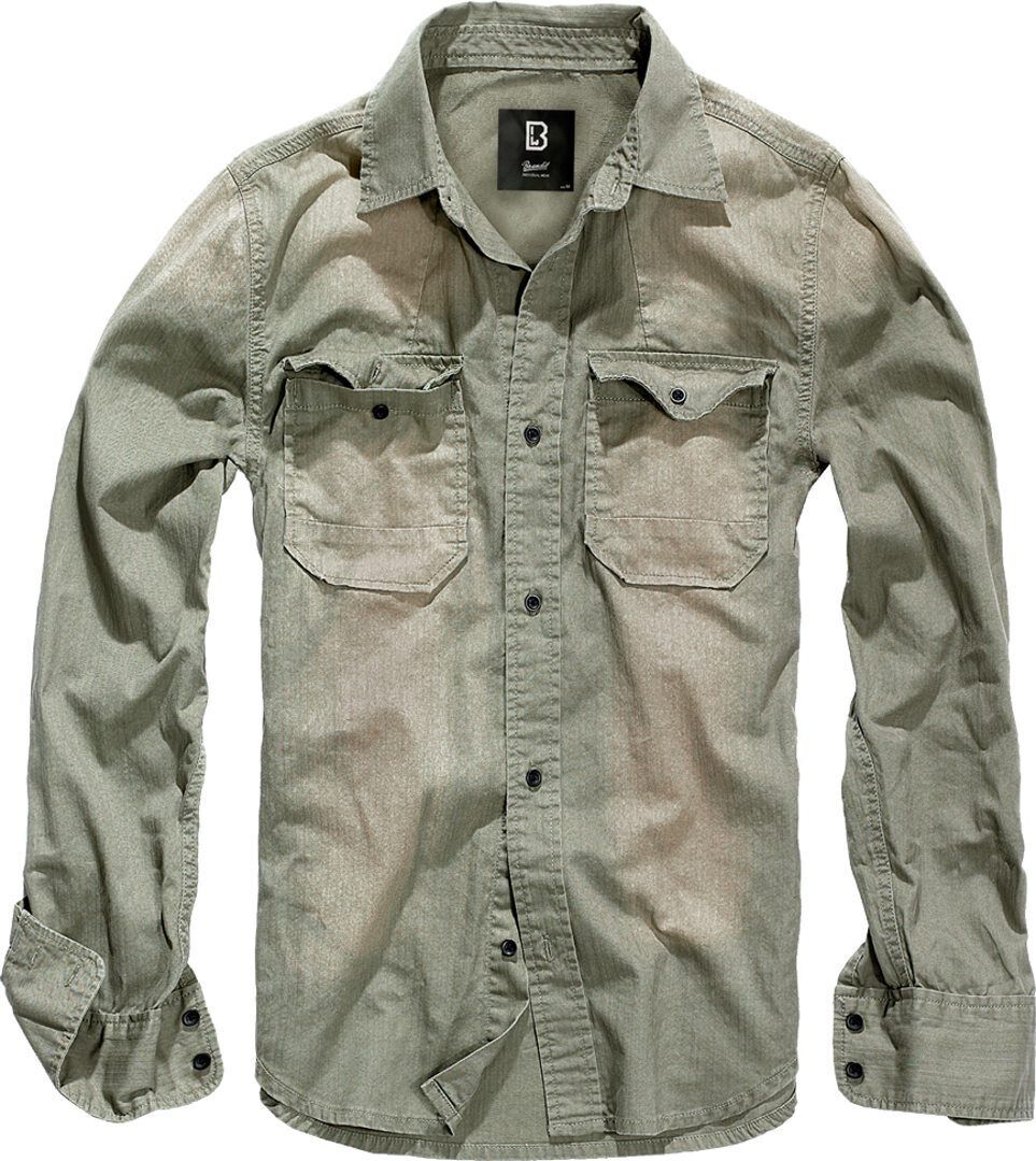 Brandit Hardee Camisa - Gris (L)