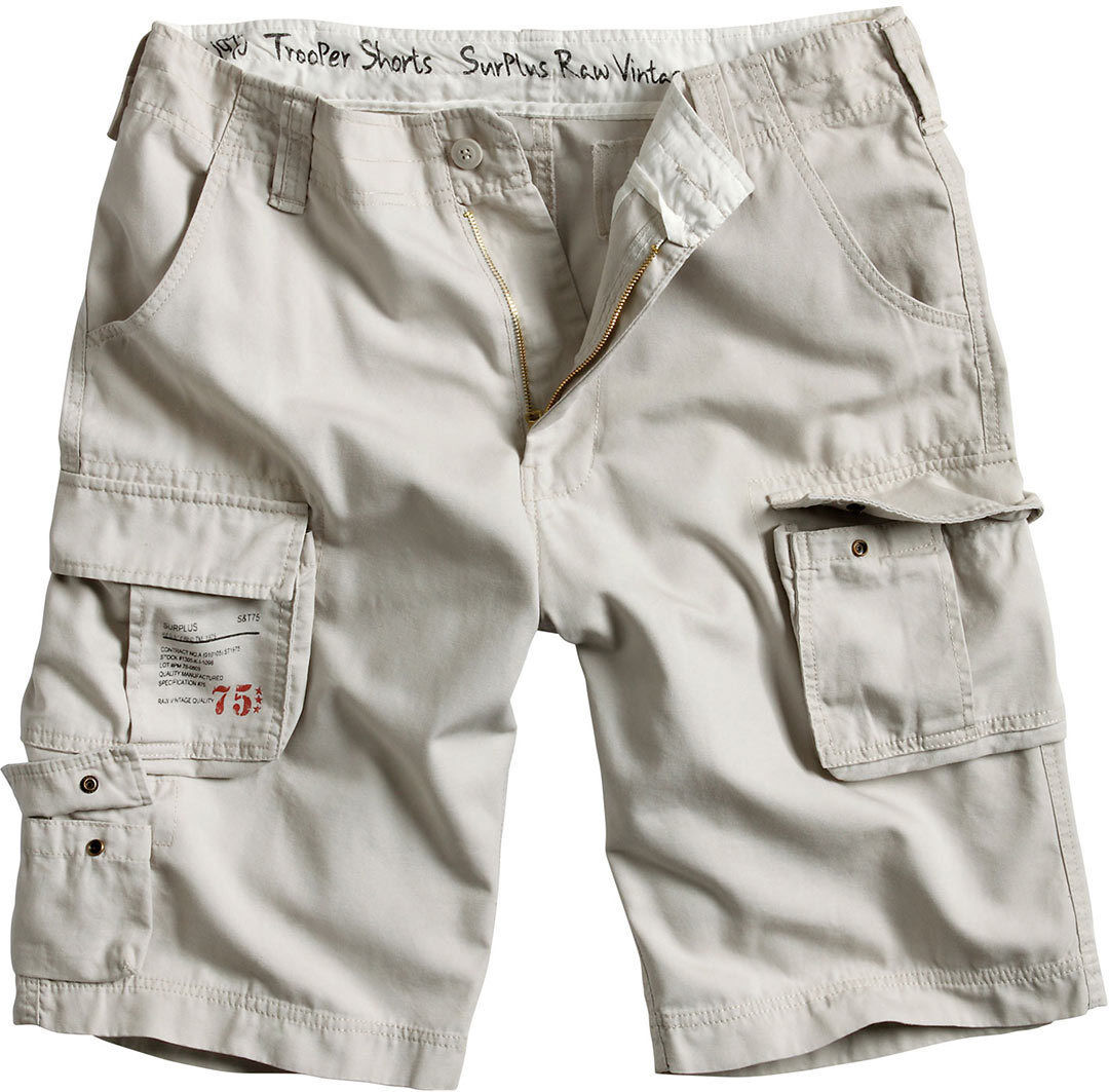 Surplus Trooper Pantalones cortos - Blanco (5XL)