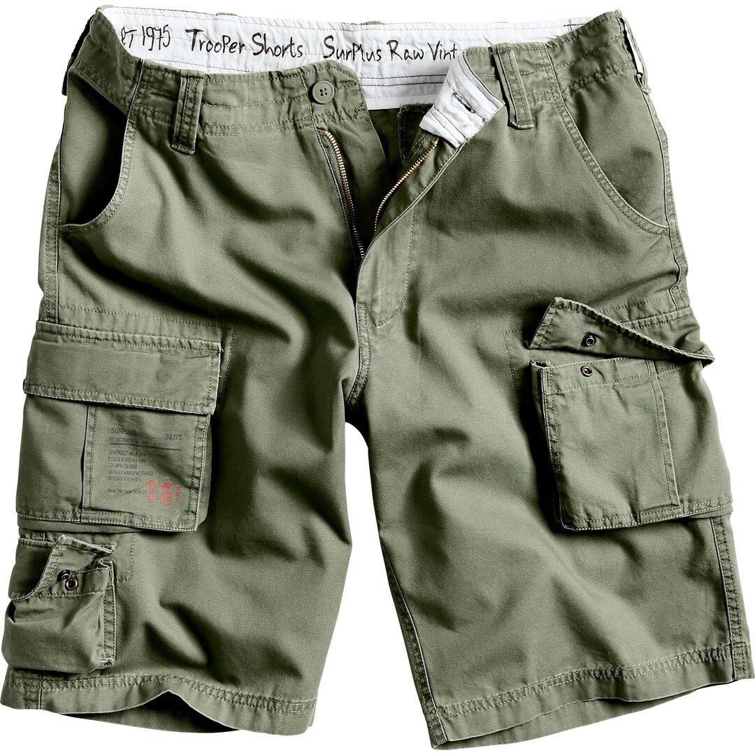 Surplus Trooper Pantalones cortos - Verde (2XL)