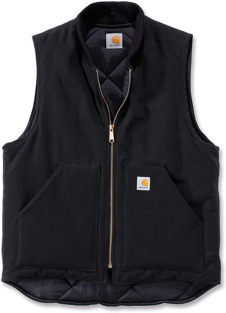 Carhartt Duck Arctic Quilt Lined Chaleco - Negro (M)