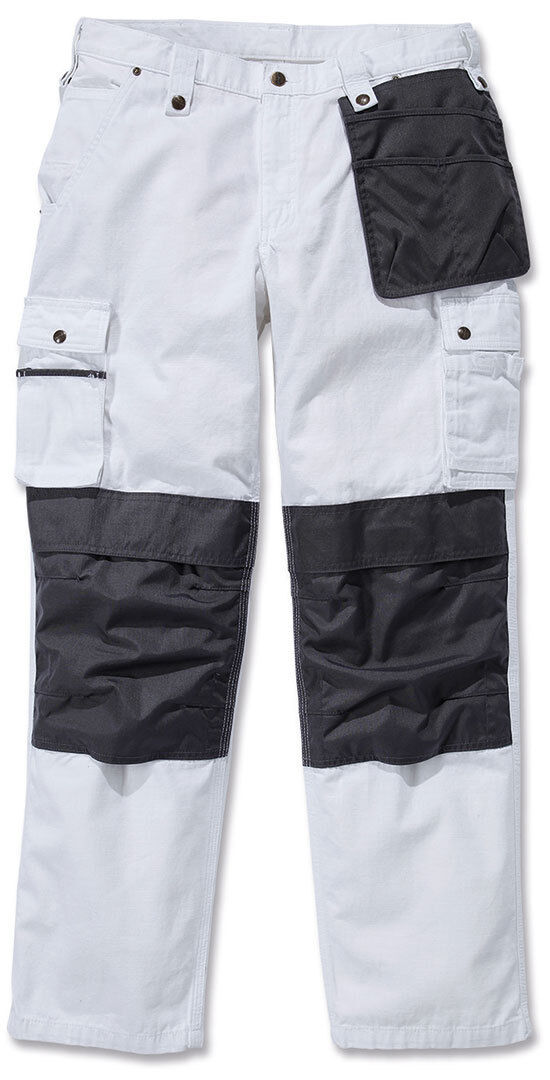 Carhartt Multi Pocket Ripstop Pantalones - Blanco (34)
