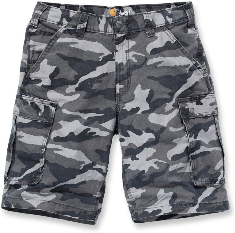 Carhartt Rugged Cargo Camo Pantalones cortos - Gris (32)