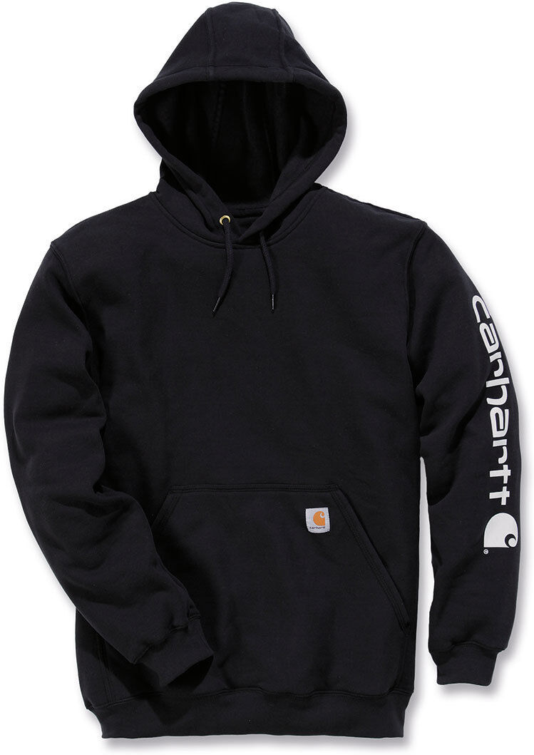 Carhartt Midweight Sleeve Logo Sudadera con capucha - Negro (XL)