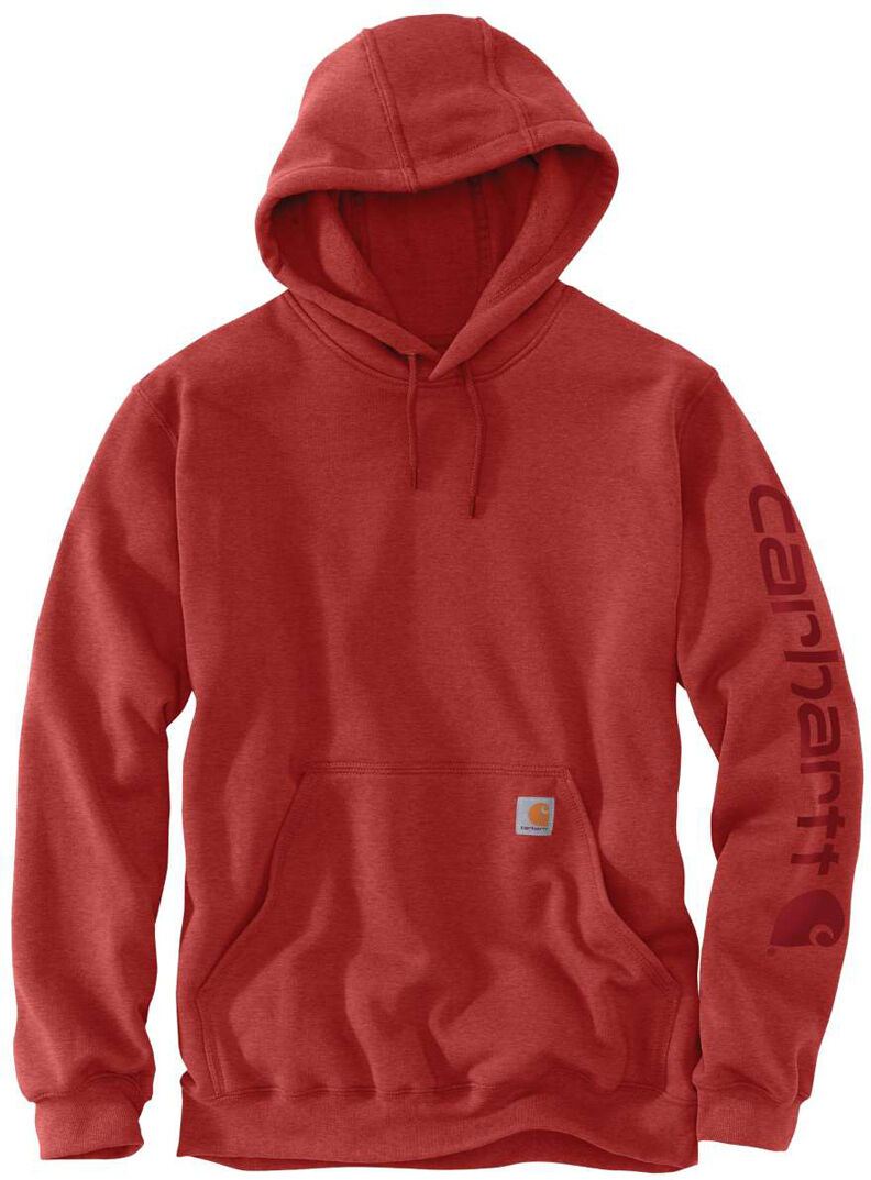 Carhartt Midweight Sleeve Logo Sudadera con capucha - Rojo (XL)