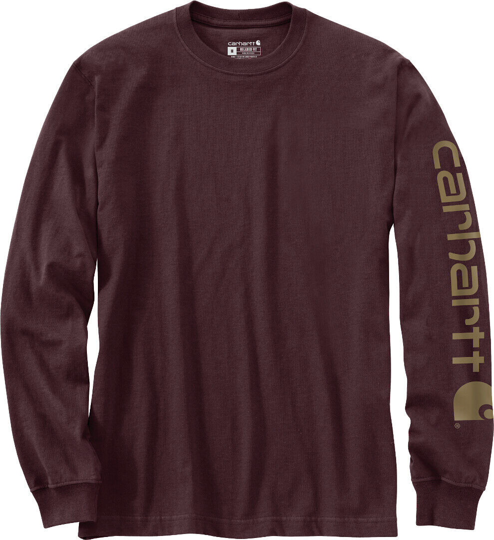 Carhartt Logo Longsleeve - Lila (2XL)