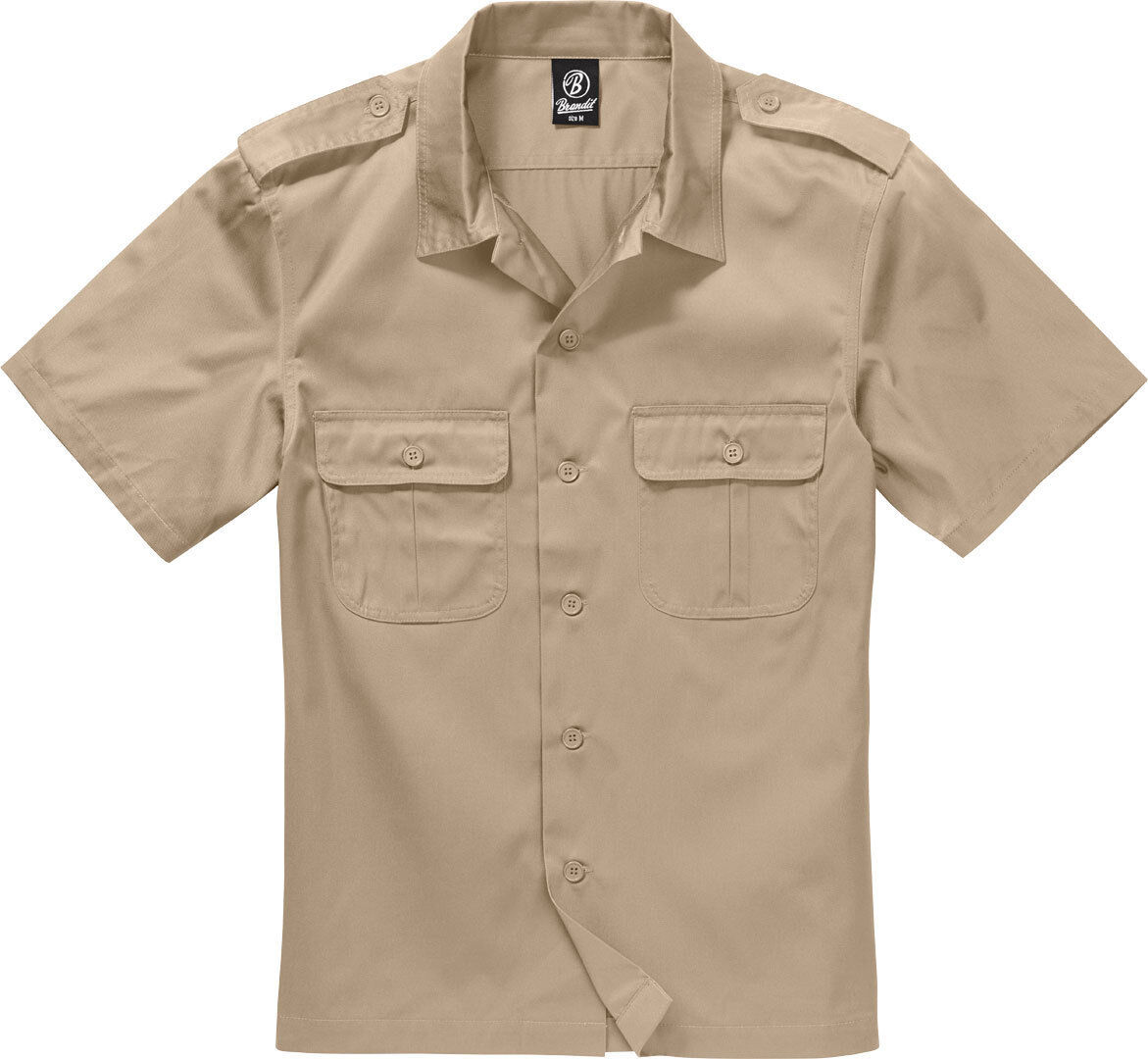 Brandit Us 1/2 Camiseta - Beige (3XL)