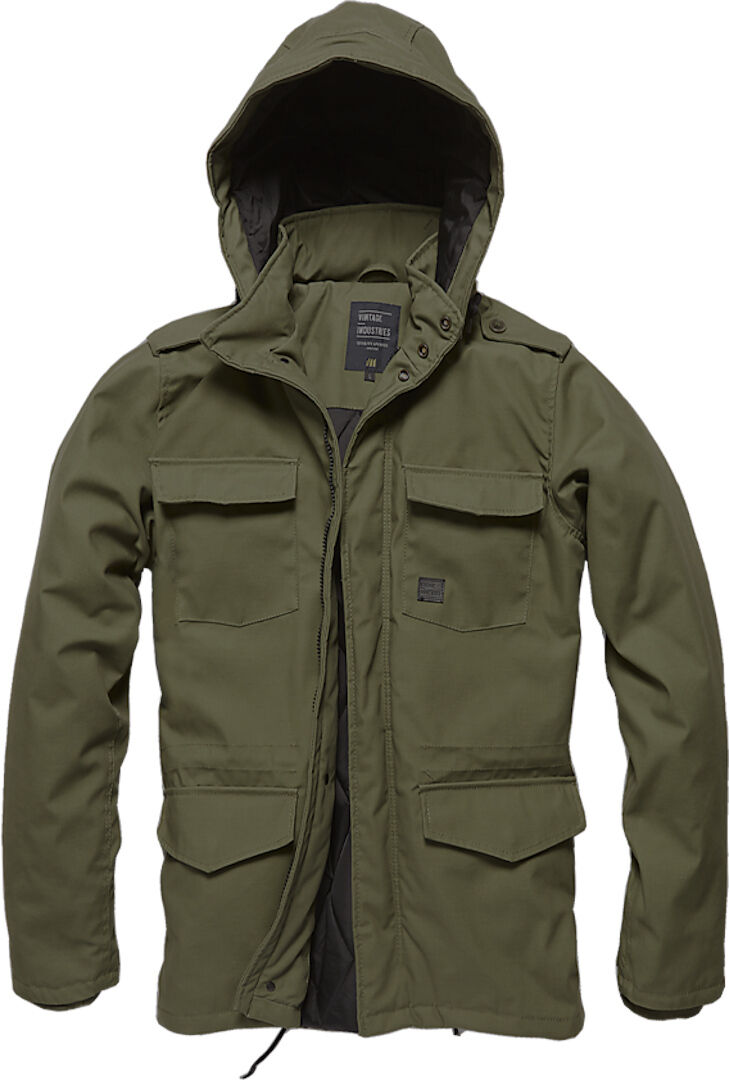 Vintage Industries Darren Parka Chaqueta - Verde (L)