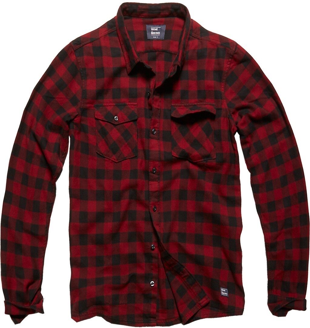 Vintage Industries Harley Camisa - Rojo (S)