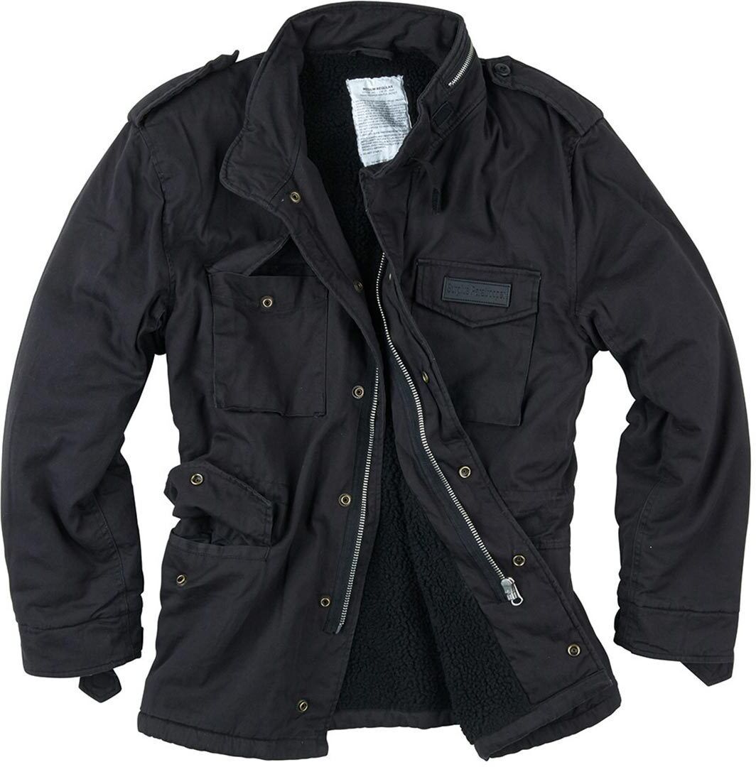 Surplus Paratrooper Chaqueta de invierno - Negro (XL)