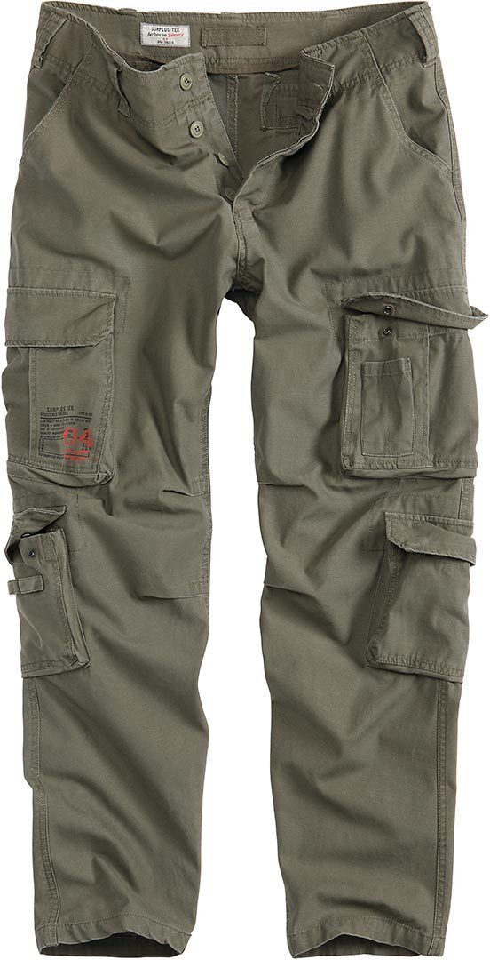 Surplus Airborne Slimmy Pantalones - Verde (2XL)