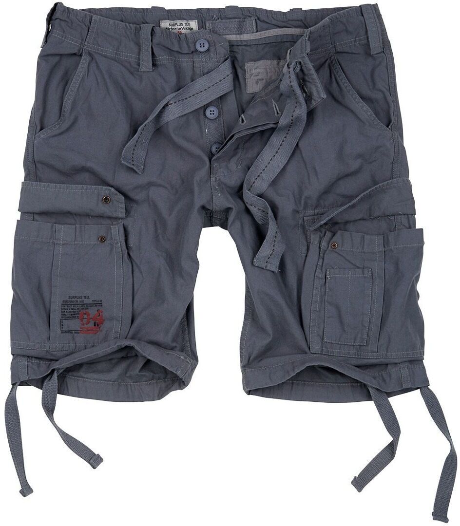 Surplus Airborne Vintage Pantalones cortos - Negro Gris (7XL)