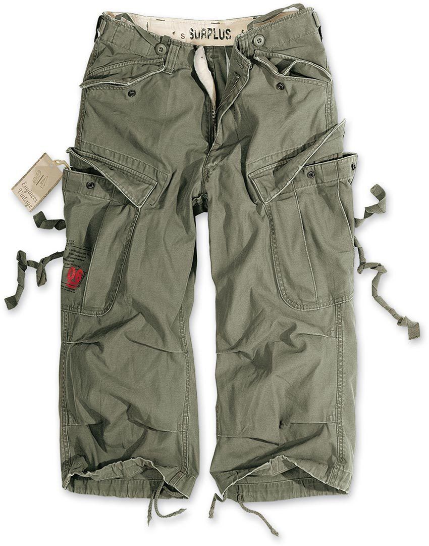 Surplus Engineer Vintage 3/4 Pantalones cortos - Verde (L)