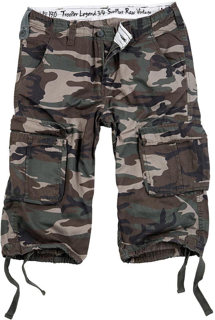 Surplus Trooper Legend 3/4 shorts - Verde (S)