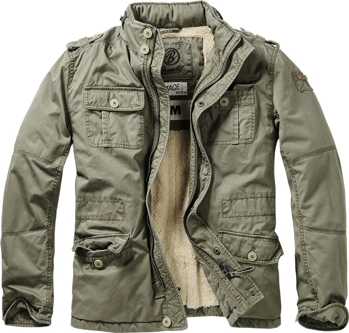 Brandit Britannia Winter Chaqueta - Verde (L)