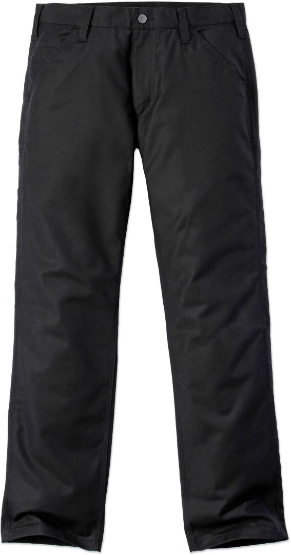 Carhartt Rugged Stretch Canvas Pantalones - Negro (34)