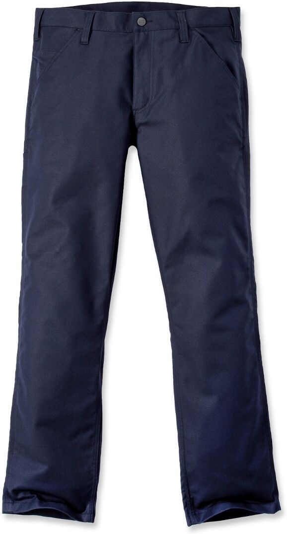 Carhartt Rugged Stretch Canvas Pantalones - Azul (38)