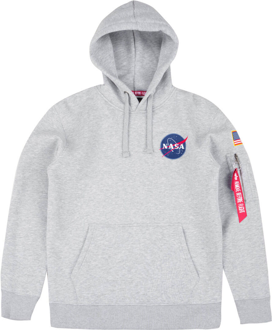 Alpha Space Shuttle Sudadera con capucha - Gris (L)