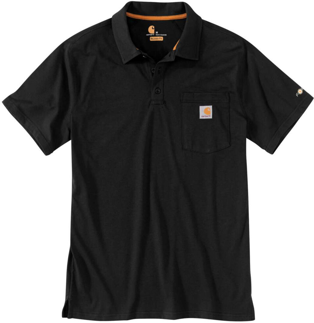 Carhartt Force Delmont Pocket Polo - Negro (2XL)