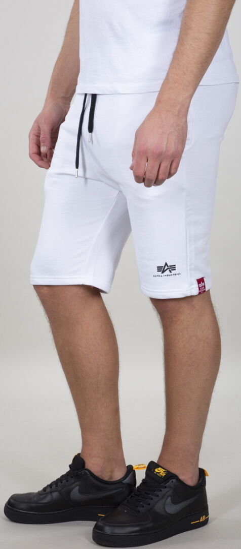 Alpha Big Letters Pantalones cortos - Blanco