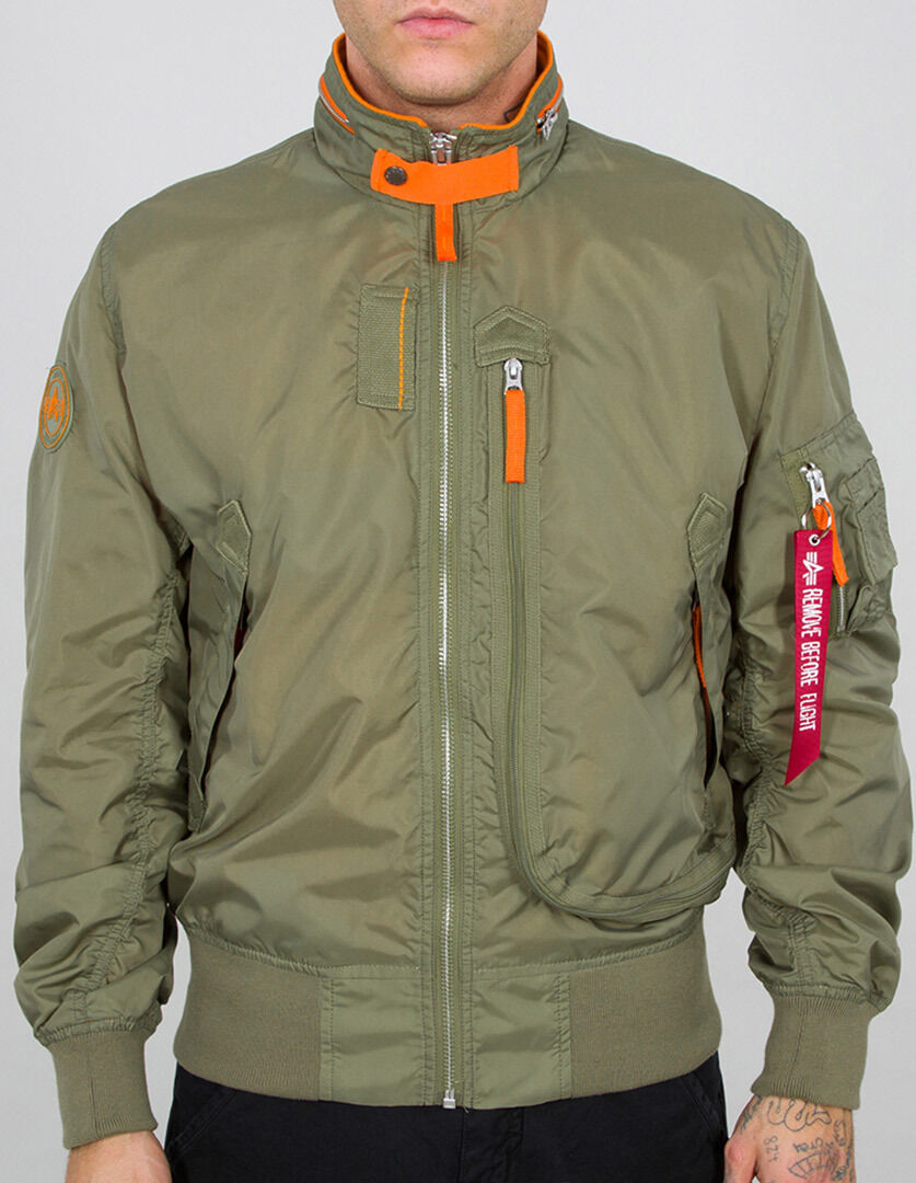 Alpha Wing Chaqueta - Verde (L)