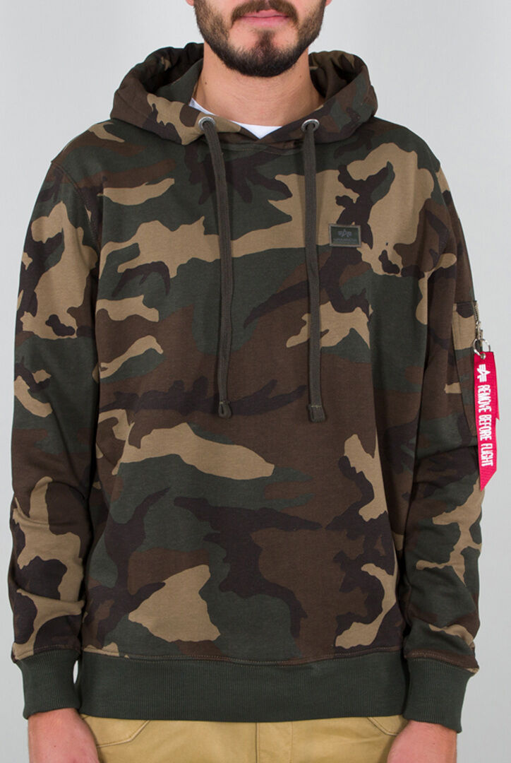 Alpha X-Fit Camo sudadera con capucha - Multicolor (S)