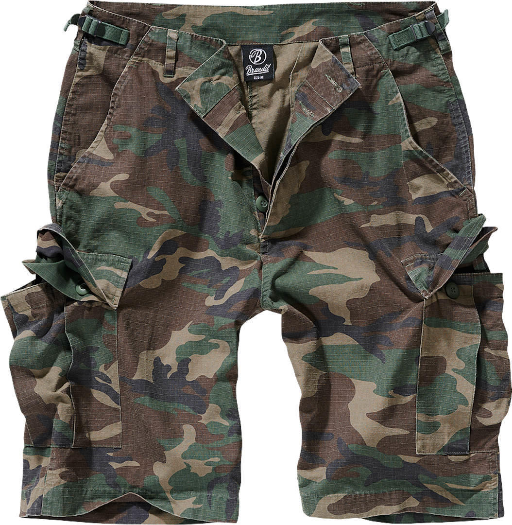 Brandit BDU Ripstop Pantalones cortos - Verde (S)