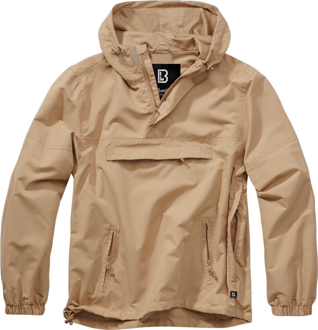 Brandit Summer Windbreaker Sudadera con capucha - Beige (L)