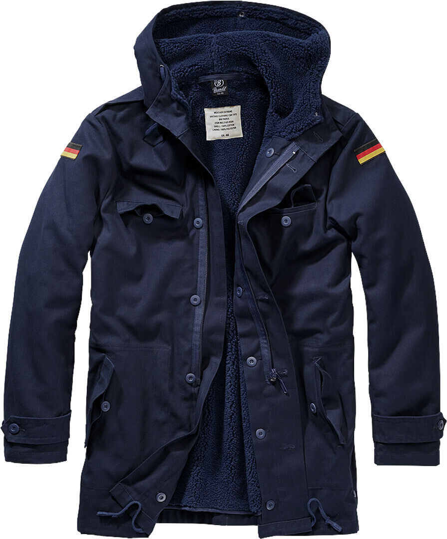 Brandit BW Parka Flag Chaqueta - Azul (L)