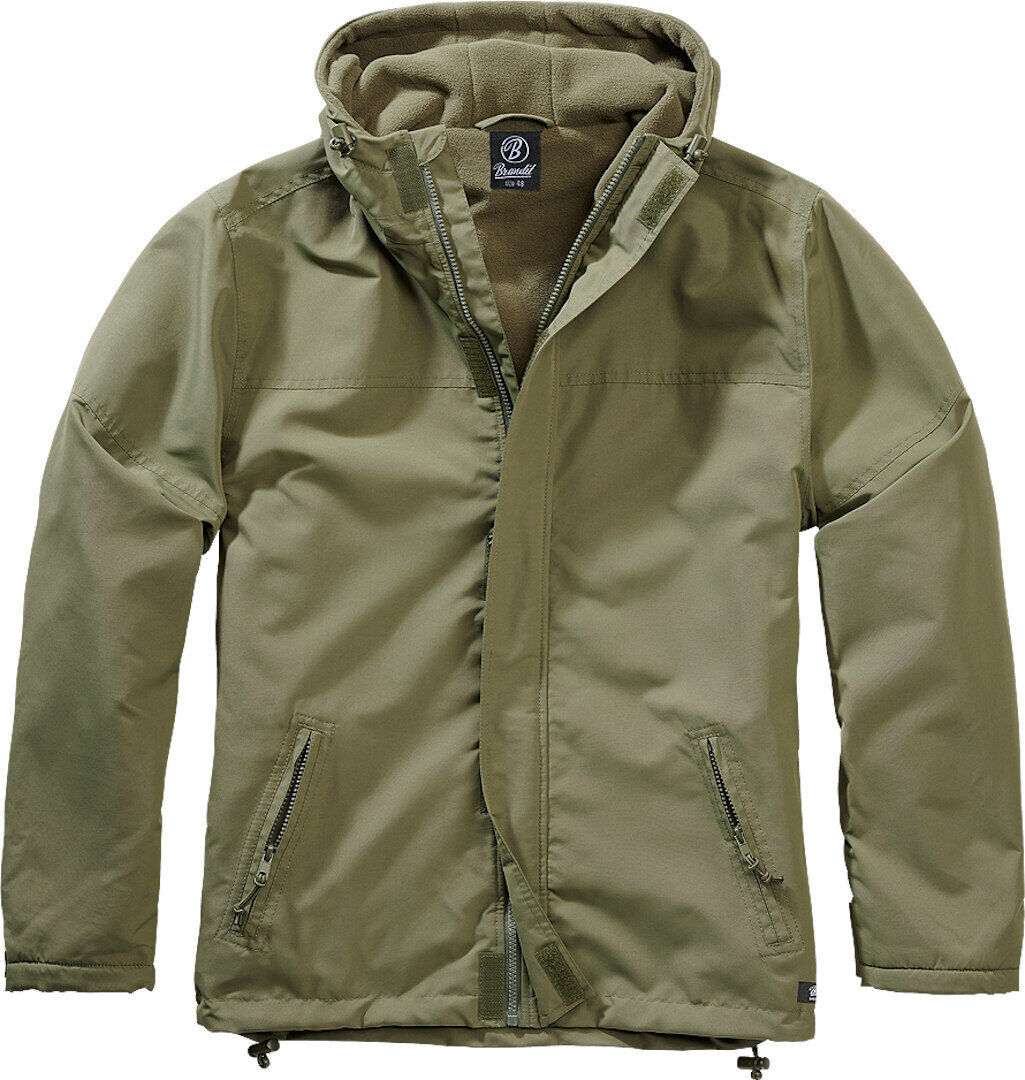 Brandit Windbreaker Frontzip Chaqueta - Verde (L)