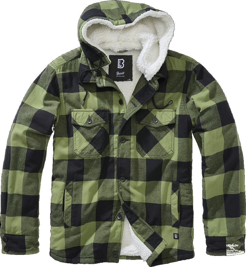 Brandit Lumber Chaqueta - Negro Verde