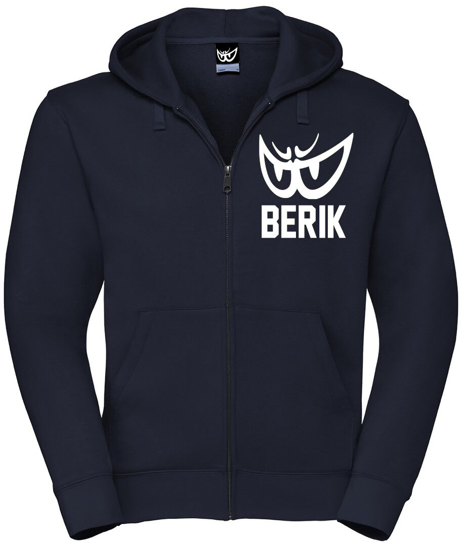 Berik Classic Z Sudadera con capucha zip - Blanco Azul