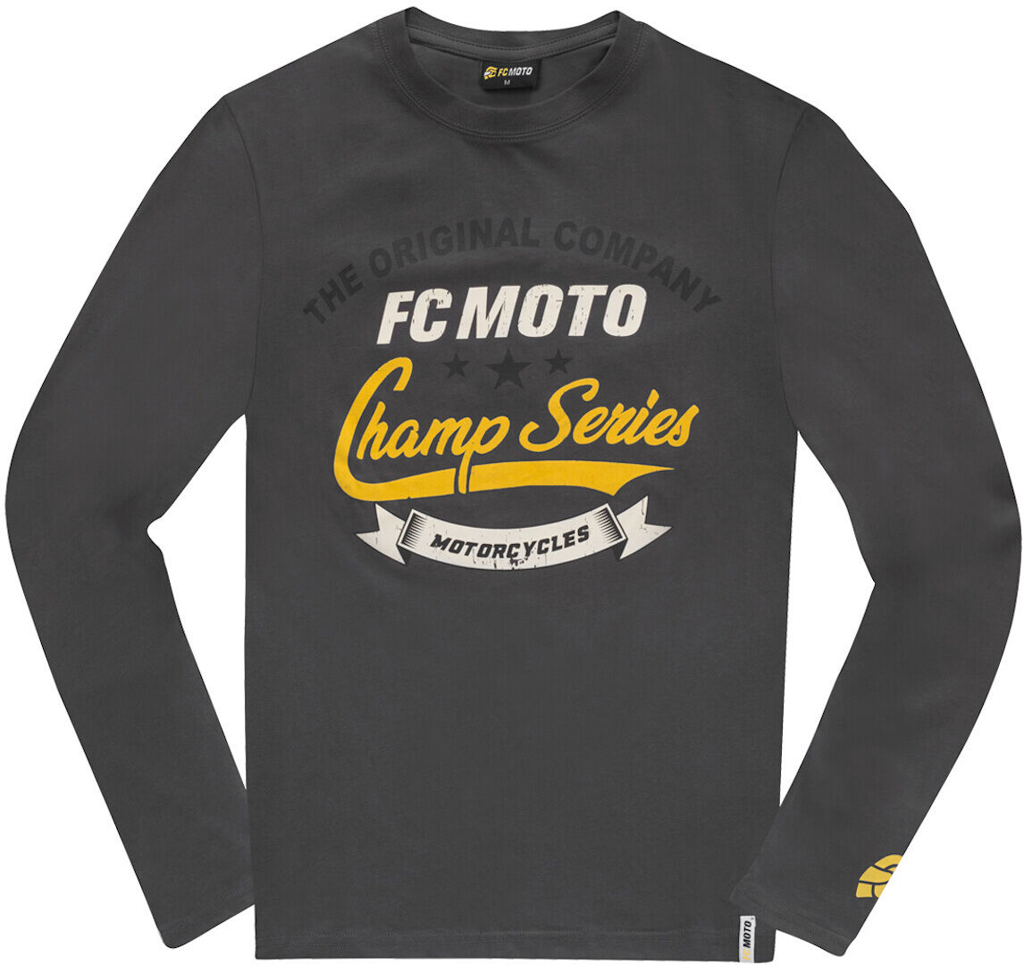 FC-Moto Champ Series Camisa Longsleeve - Negro Gris (M)