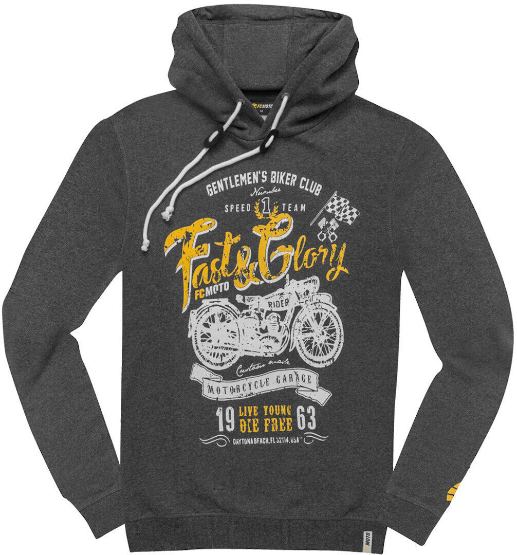 FC-Moto Fast and Glory sudadera con capucha - Gris (S)