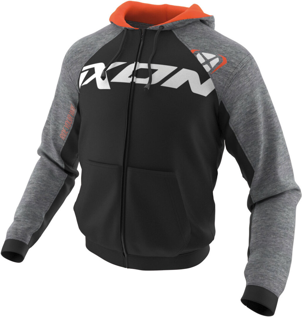 Ixon Lodge Zip Hoodie - Negro Gris