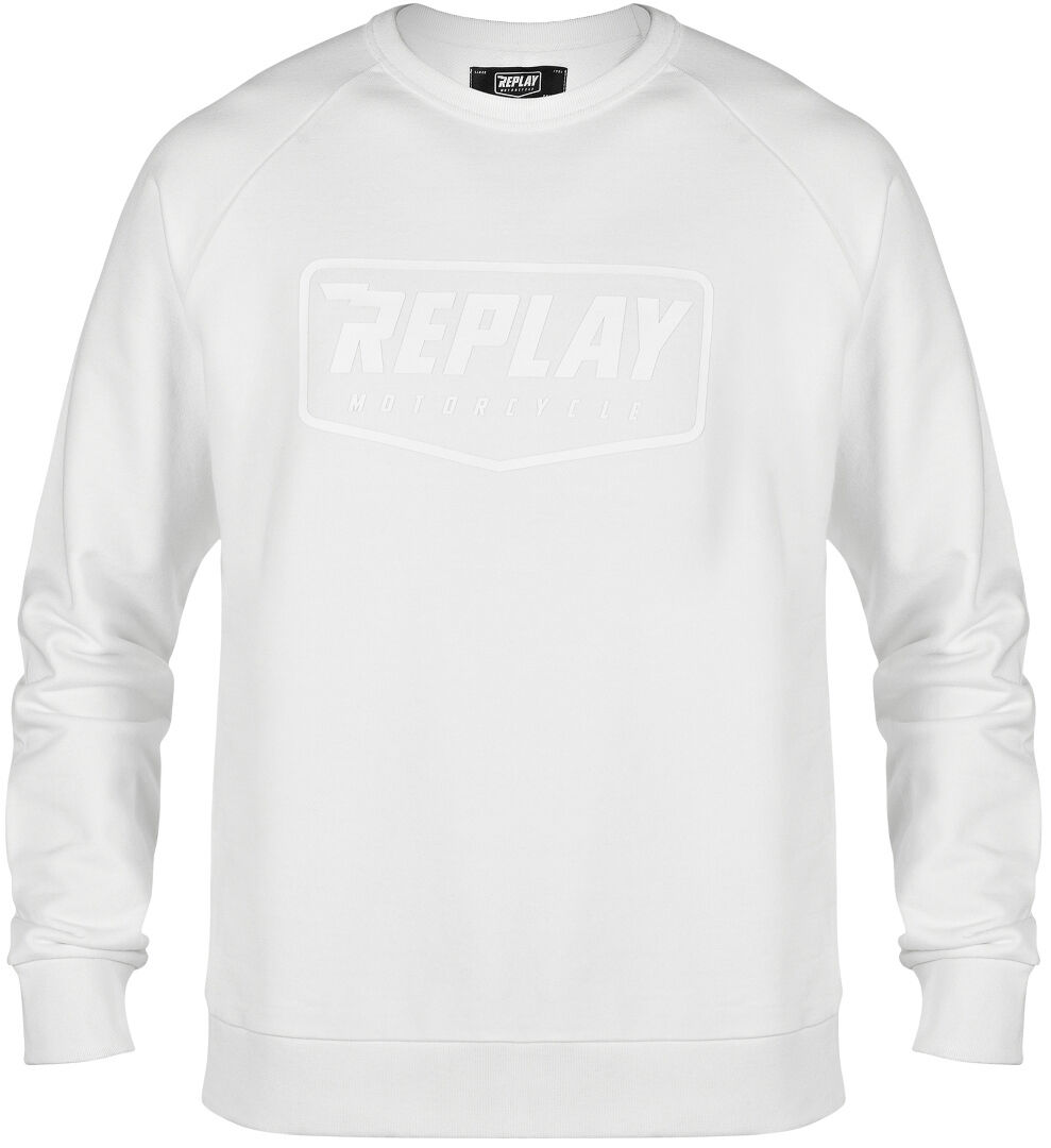 Replay Logo Suéter - Blanco (XS)