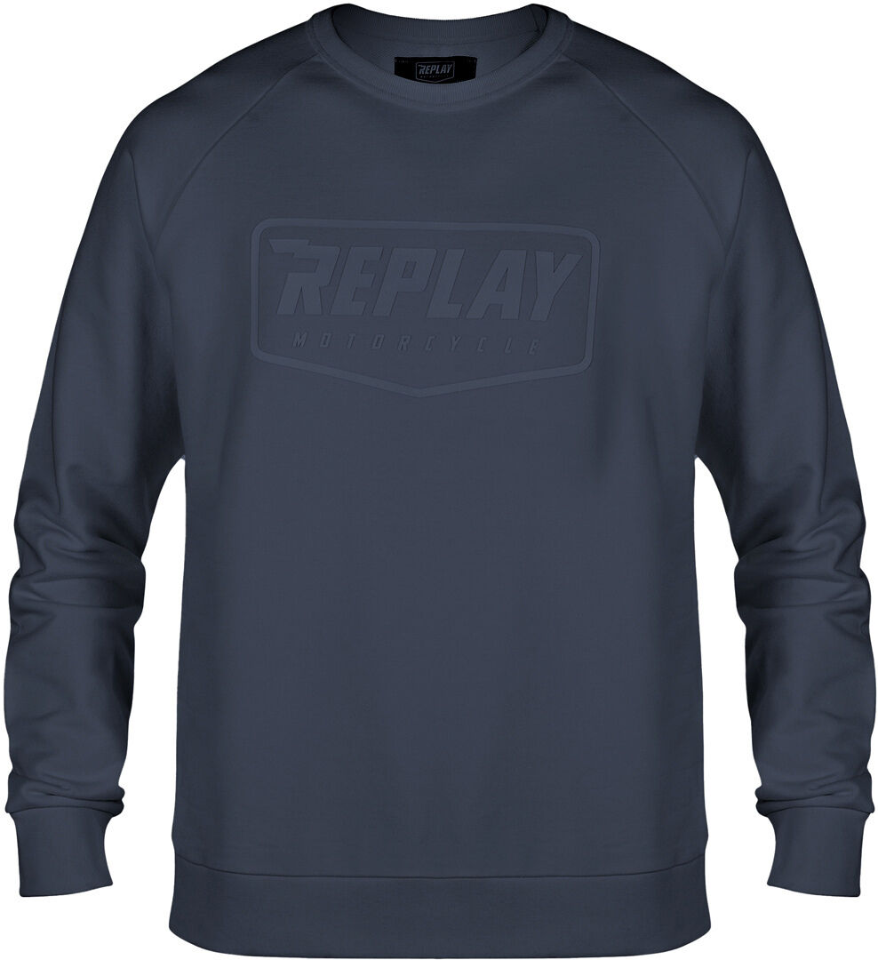Replay Logo Suéter - Azul