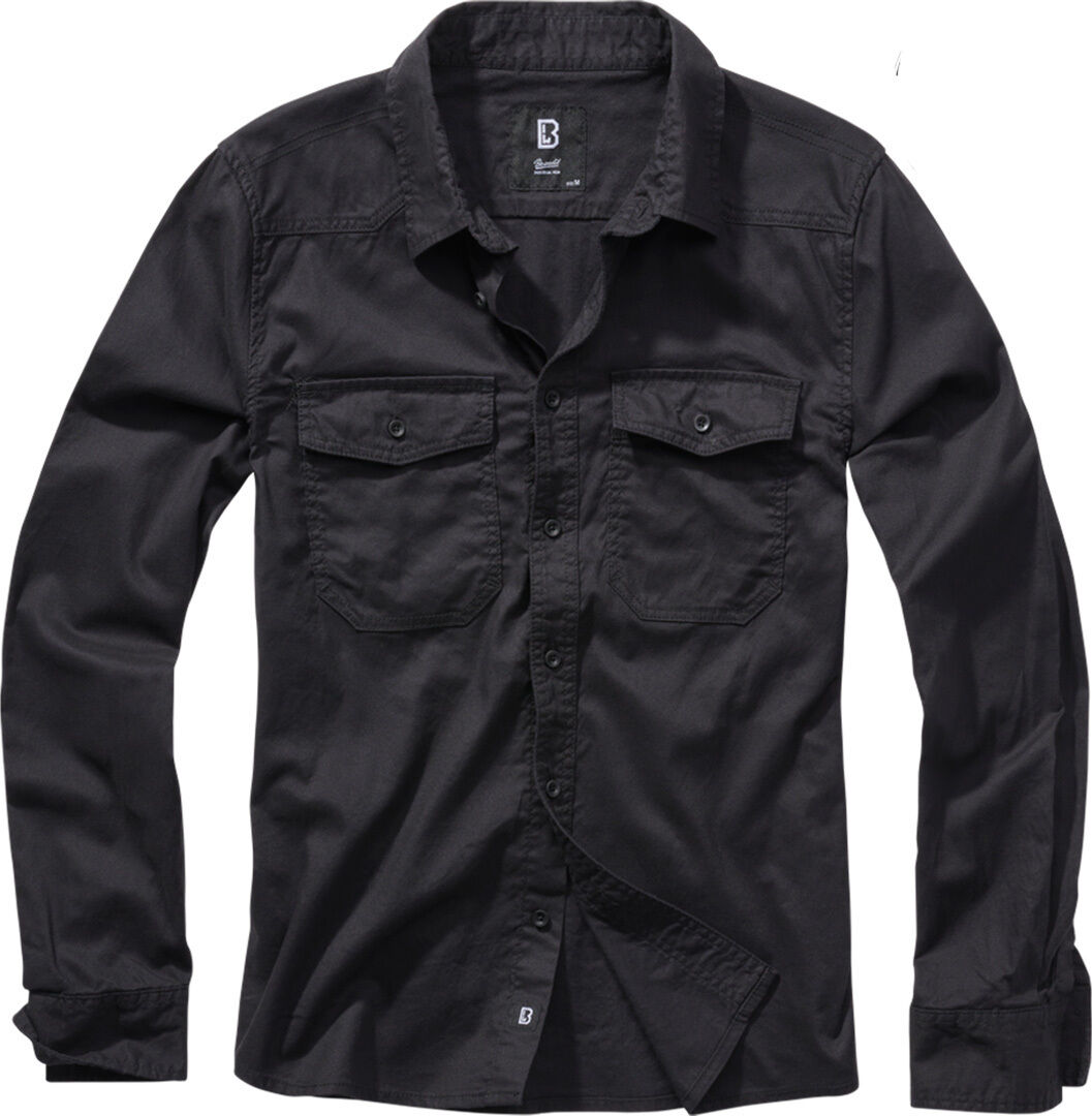 Brandit Flanell Camisa - Negro (2XL)