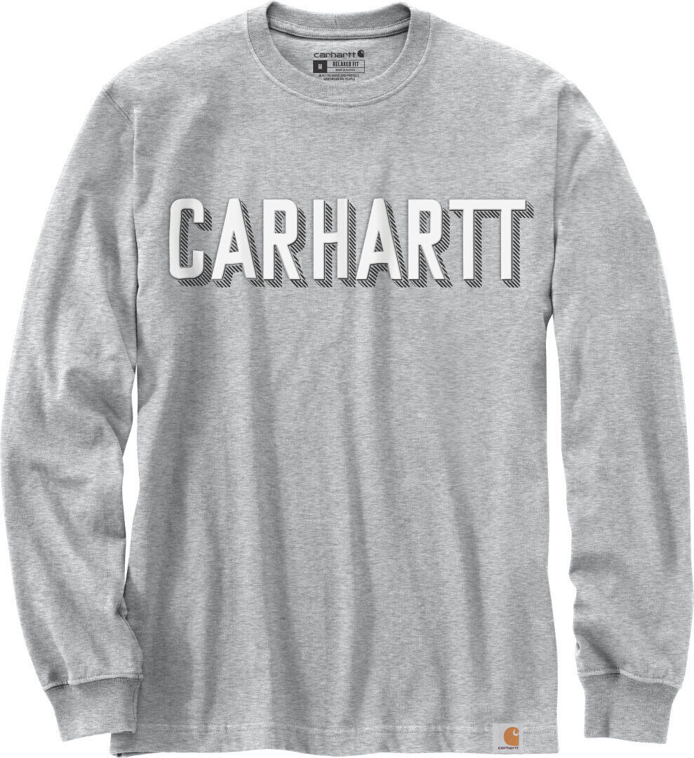 Carhartt Workwear Logo Camisa de manga larga - Gris
