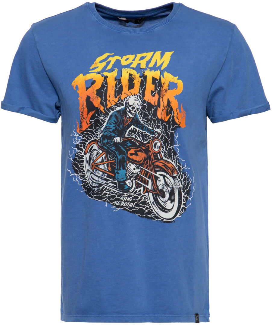 King Kerosin Storm Rider camiseta - Azul (3XL)
