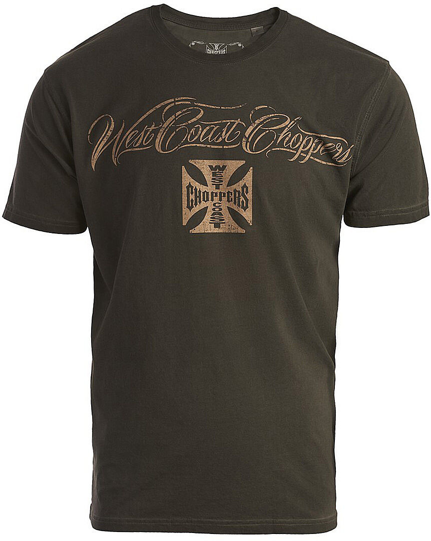 West Coast Choppers Eagle Crest camiseta - Verde Marrón