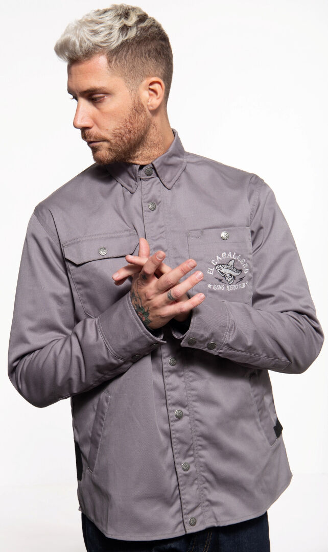 King Kerosin El Caballero Adventure camisa - Gris (S)