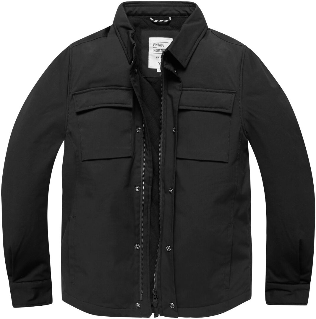 Vintage Industries Wyatt chaqueta - Negro (2XL)